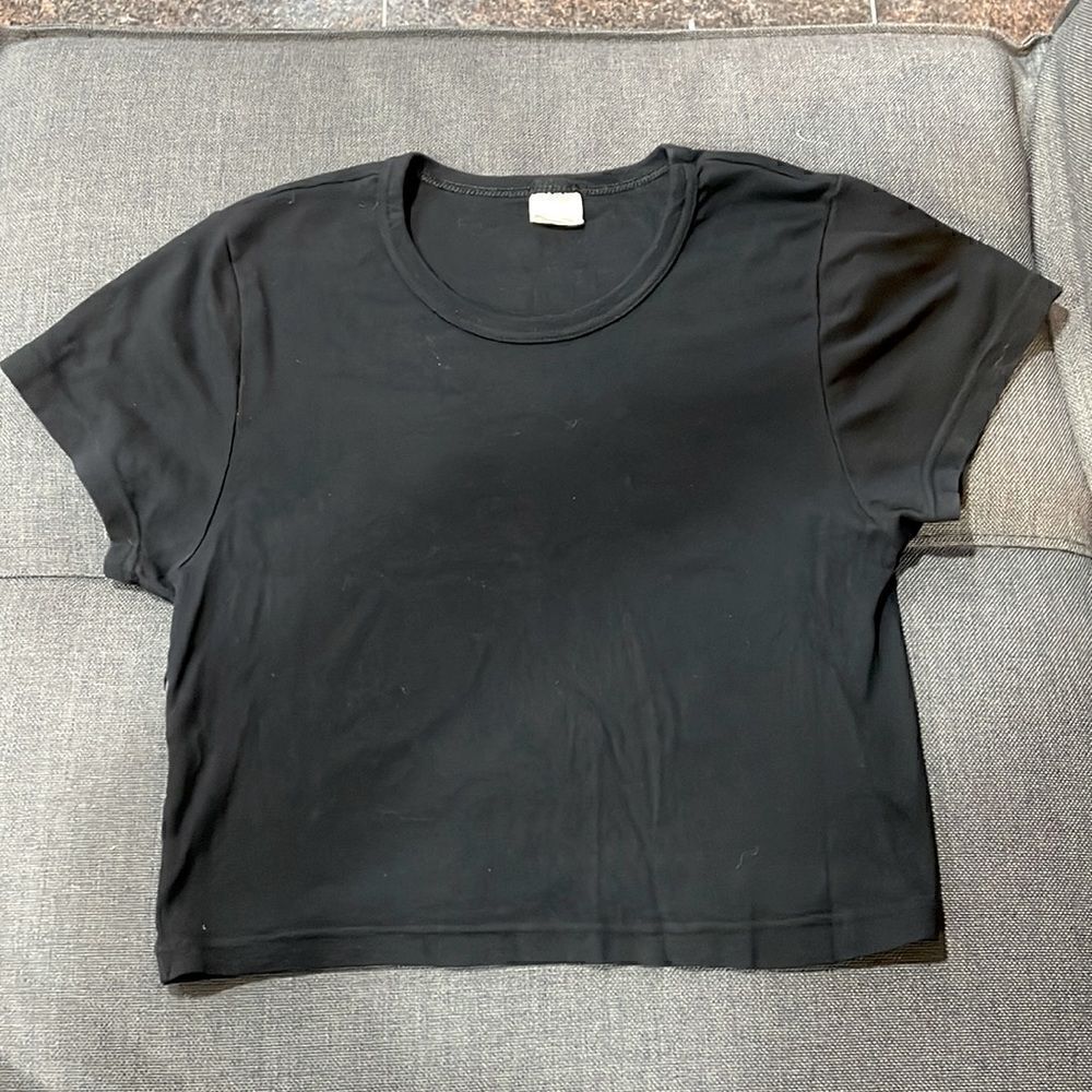 Vintage 90’s Calvin Klein Cropped Black Tee